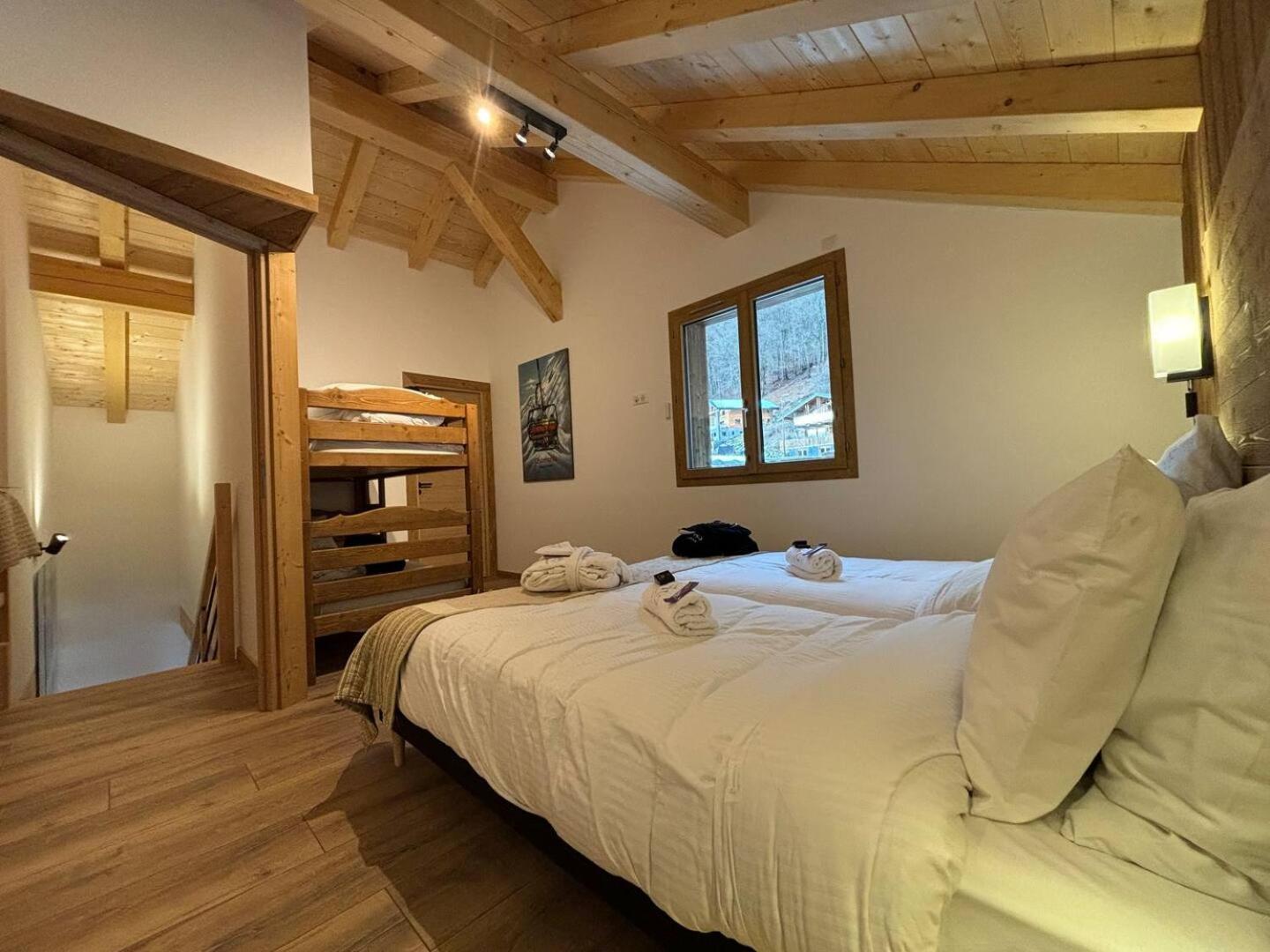 Chalets, Les Crozats Montriond Bagian luar foto