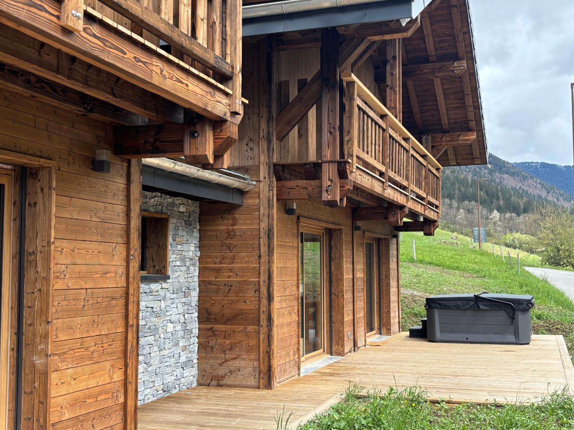 Chalets, Les Crozats Montriond Bagian luar foto